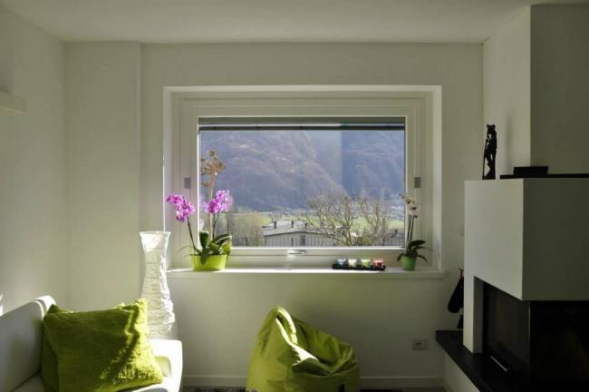 finestra legno/alluminio 90 mm - Berbenno di Valtellina